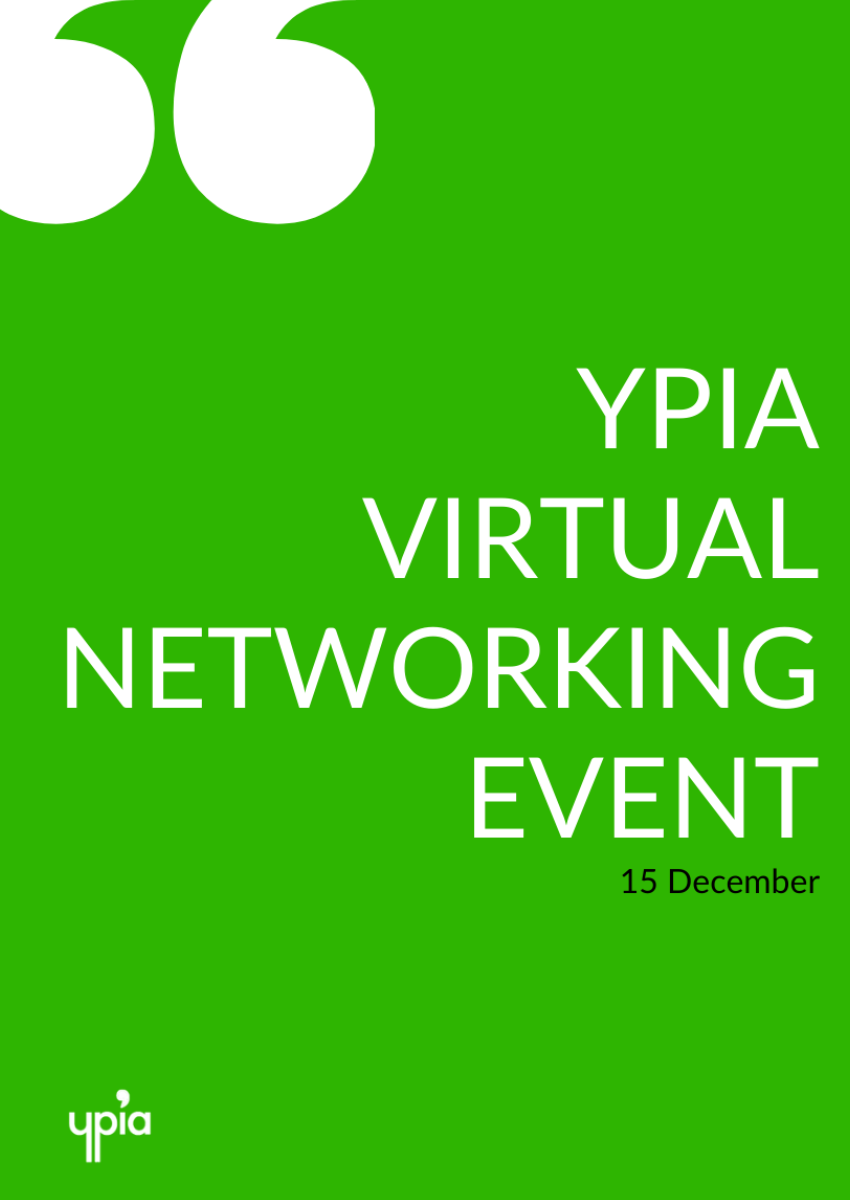 Free virtual networking event  - YPIA Event